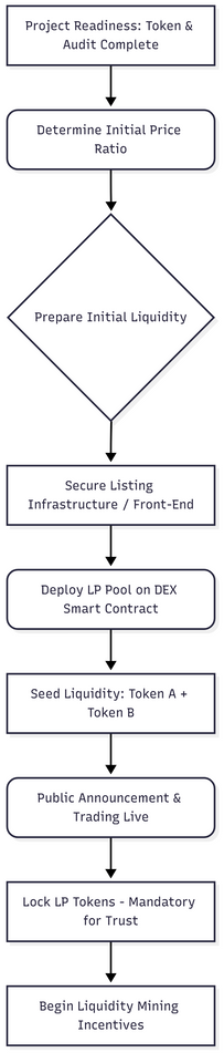 1. The Dex Listing Process Mermaid