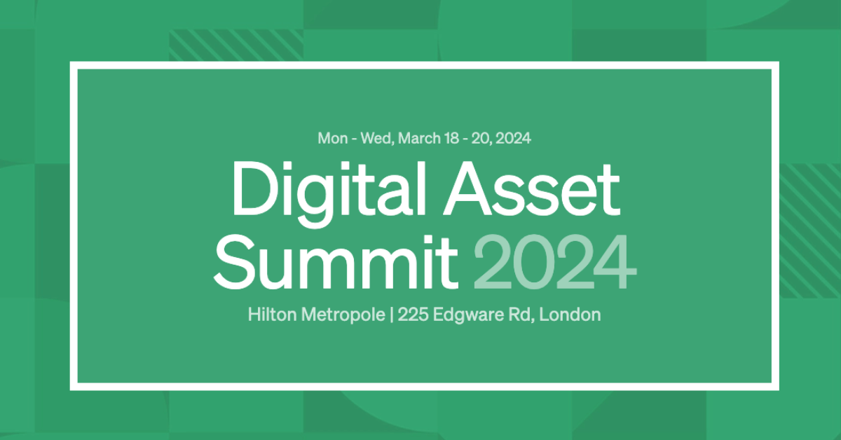 Digital Asset Summit London 2024 conference image